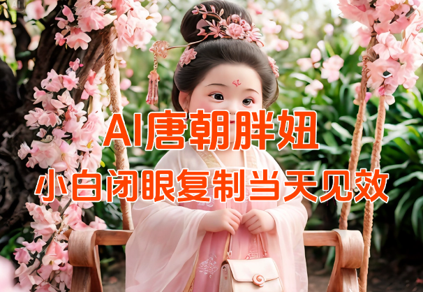 8万+点赞的“唐朝胖妞”爆火！手把手教你用AI复刻，小白也能日更3条（附详细教程）_华良副业网