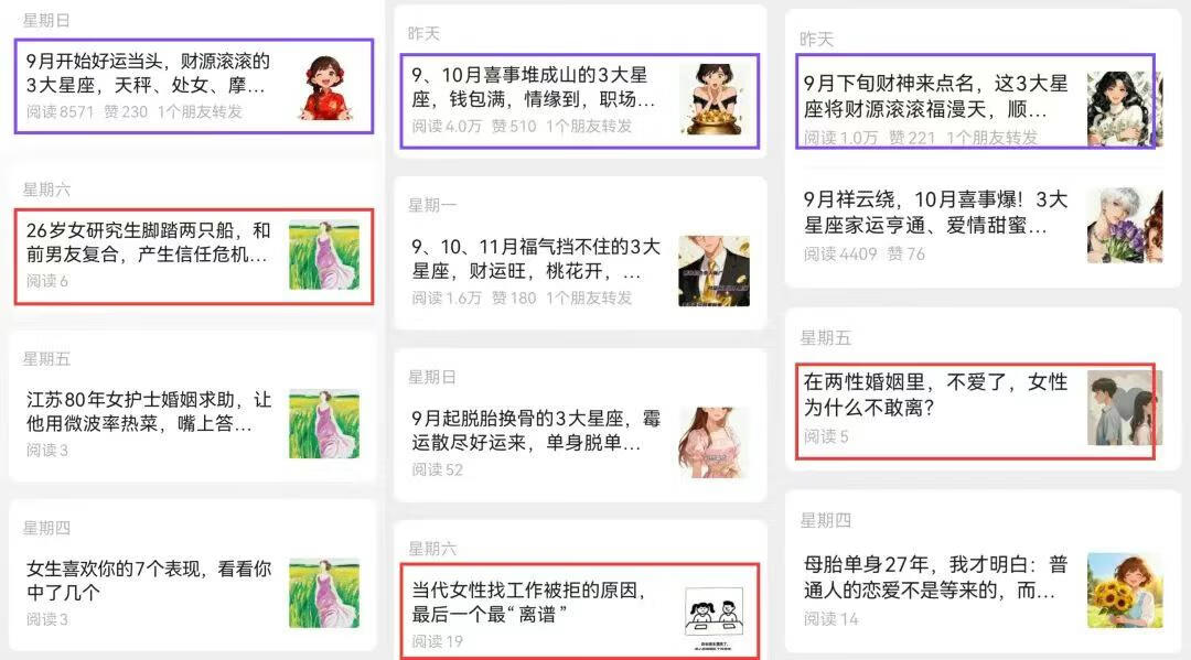 图片[3]-公众号最新爆款玩法！星座运势图文，每天10w+！拆解详细操作流程 - 87副业网-87副业网