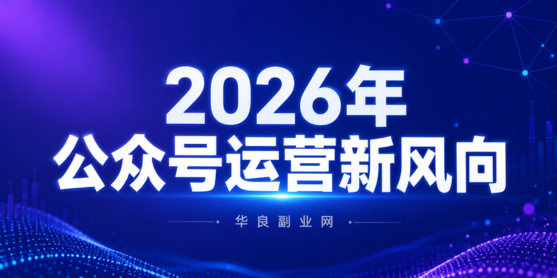 2026年公众号运营新风向：AI智能体赋能流量主变现全攻略_华良副业网