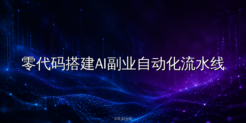 零代码搭建AI副业自动化流水线：Make.com串联DeepSeek与公众号，每日运维15分钟月入过万_华良副业网