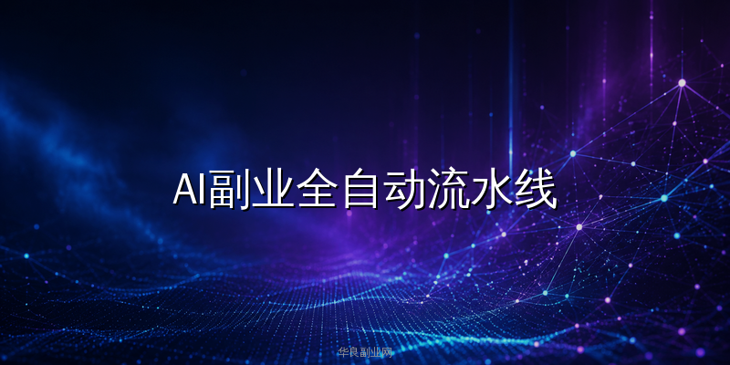 AI副业全自动流水线：从选题到发布，一个人管三个公众号的矩阵赚钱实操_华良副业网