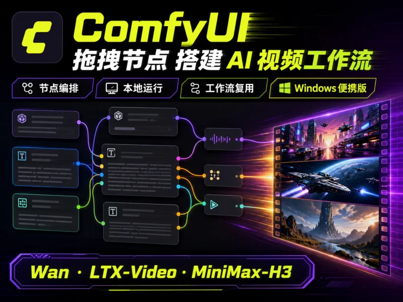 ComfyUI丨可视化 AI 视频工作流创作平台 v0.39.0-华良工具箱
